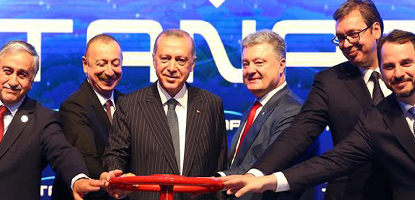 Güney Gaz Koridoru'nun En Önemli Halkası TANAP'ın Eskişehir'e Kadar Olan Kısmı Uluslararası Törenle Açıldı