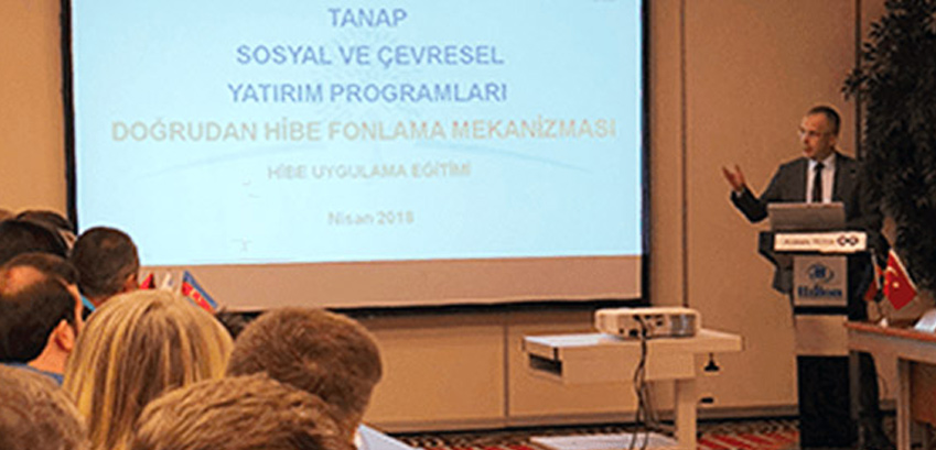 TANAP Sosyal ve Çevresel Yatırım Programları 1. Hibe Çağrısı Sonuçlandı
